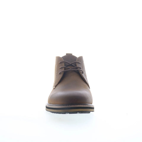 Steve Madden Tabriz TABR01M1 Mens Brown Leather Lace Up Chukkas Boots