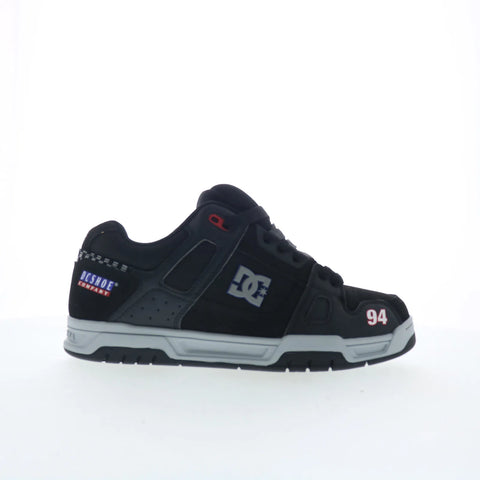 DC Stag DC01813063-BKGYBL Mens Black Nubuck Skate Inspired Sneakers Shoes