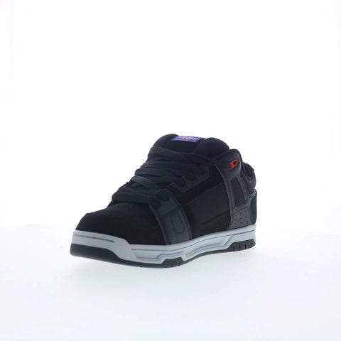 DC Stag DC01813063-BKGYBL Mens Black Nubuck Skate Inspired Sneakers Shoes
