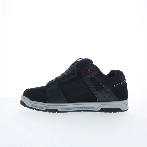 DC Stag DC01813063-BKGYBL Mens Black Nubuck Skate Inspired Sneakers Shoes