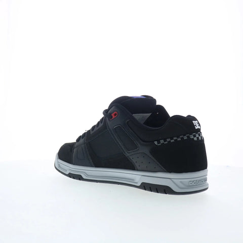 DC Stag DC01813063-BKGYBL Mens Black Nubuck Skate Inspired Sneakers Shoes