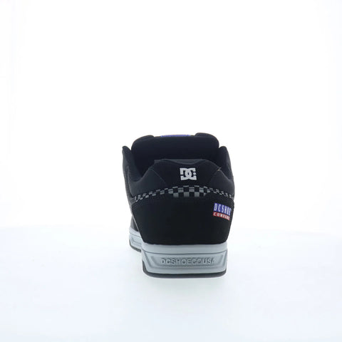 DC Stag DC01813063-BKGYBL Mens Black Nubuck Skate Inspired Sneakers Shoes