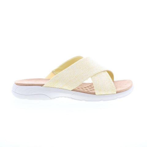 Easy Spirit Taite 2 SETAITE2 Womens Yellow Slides Sandals Shoes