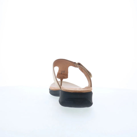 Softwalk Talara S2215-154 Womens Beige Leather Strap Thong Sandals Shoes