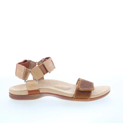 Spenco Tamara SP1071SAD Womens Brown Leather Strap Strap Sandals Shoes