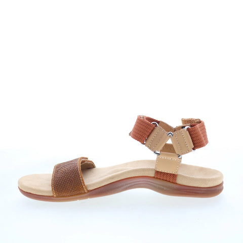 Spenco Tamara SP1071SAD Womens Brown Leather Strap Strap Sandals Shoes
