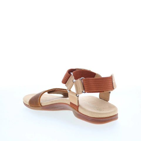 Spenco Tamara SP1071SAD Womens Brown Leather Strap Strap Sandals Shoes