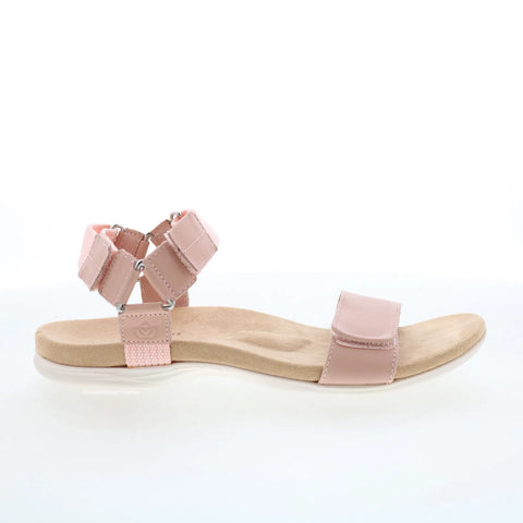 Spenco Tamara SP1071PBS Womens Pink Leather Strap Sandals Shoes
