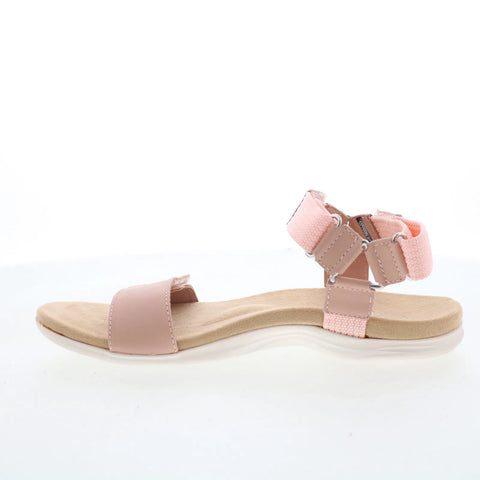 Spenco Tamara SP1071PBS Womens Pink Leather Strap Sandals Shoes