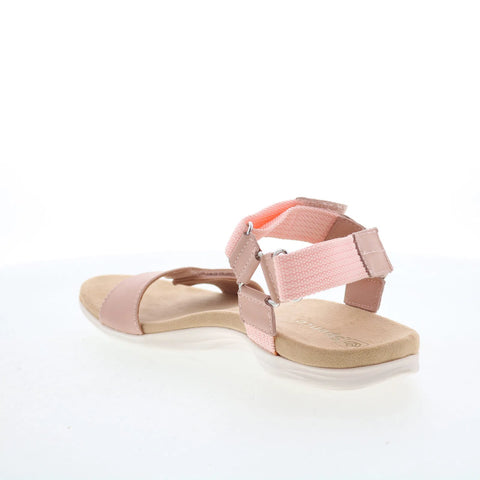 Spenco Tamara SP1071PBS Womens Pink Leather Strap Sandals Shoes