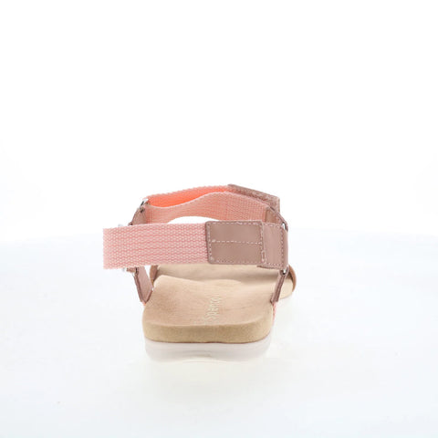 Spenco Tamara SP1071PBS Womens Pink Leather Strap Sandals Shoes