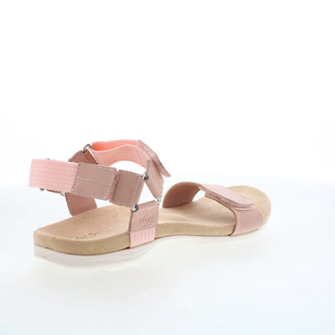 Spenco Tamara SP1071PBS Womens Pink Leather Strap Sandals Shoes