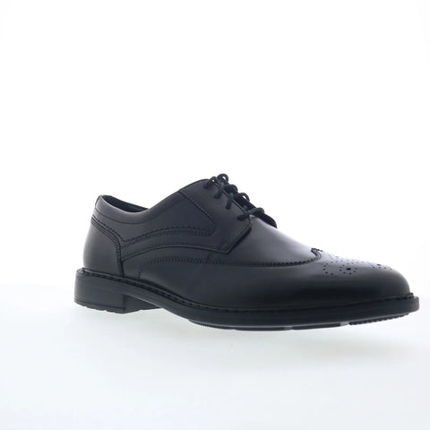 Rockport Tanner Wingtip Mens Black Wide Oxfords Wingtip & Brogue Shoes