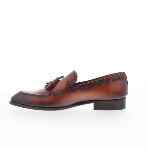 Mezlan Tassel Loafer 21546 Mens Brown Leather Loafers & Slip Ons Casual Shoes