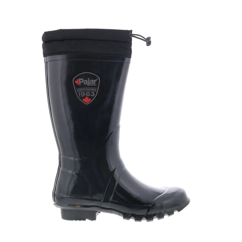 Pajar Tatiana 55656 Womens Black Synthetic Pull On Mid Calf Boots