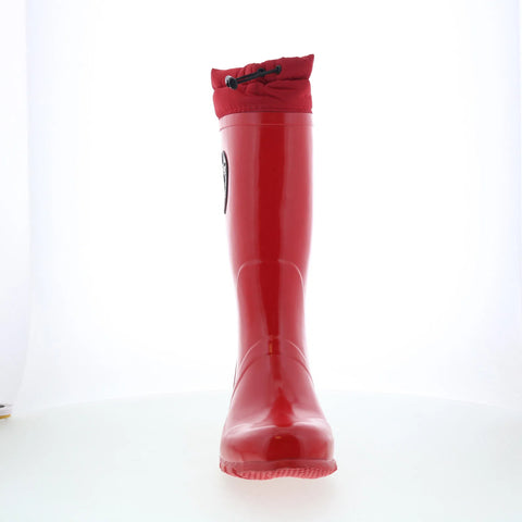 Pajar Tatiana 55792 Womens Red Synthetic Pull On Mid Calf Boots