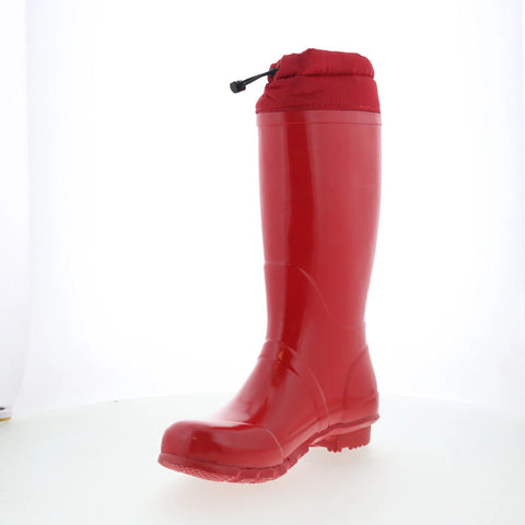 Pajar Tatiana 55792 Womens Red Synthetic Pull On Mid Calf Boots
