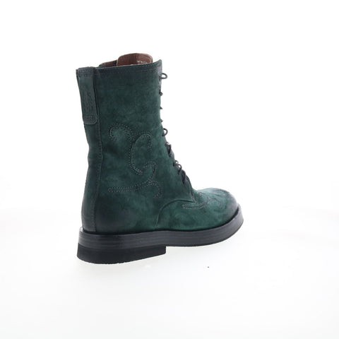 A.S. 98 Tatton Womens Green Leather Zipper Casual Dress Boots