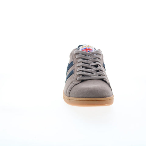 Gola Equipe Suede CMA495 Mens Brown Suede Lace Up Lifestyle Sneakers Shoes
