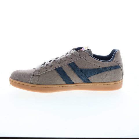 Gola Equipe Suede CMA495 Mens Brown Suede Lace Up Lifestyle Sneakers Shoes