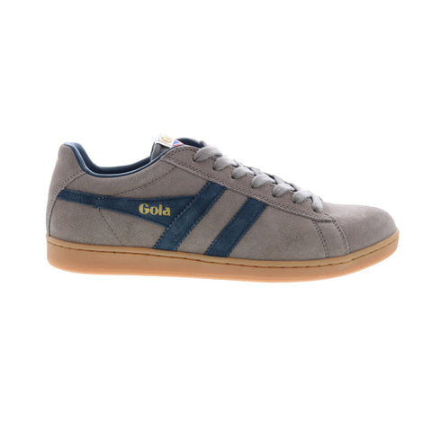 Gola Equipe Suede CMA495 Mens Brown Suede Lace Up Lifestyle Sneakers Shoes