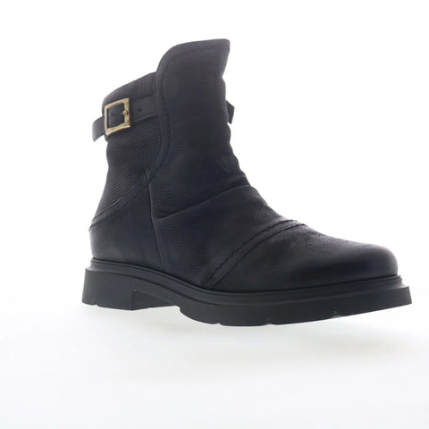 Miz Mooz Tawny Womens Black Leather Zipper Ankle & Booties Boots