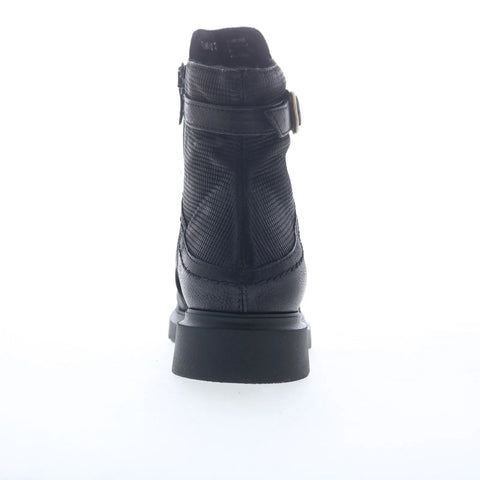 Miz Mooz Tawny Womens Black Leather Zipper Ankle & Booties Boots