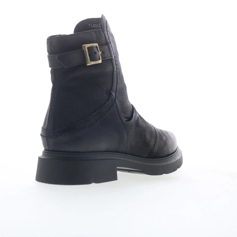 Miz Mooz Tawny Womens Black Leather Zipper Ankle & Booties Boots