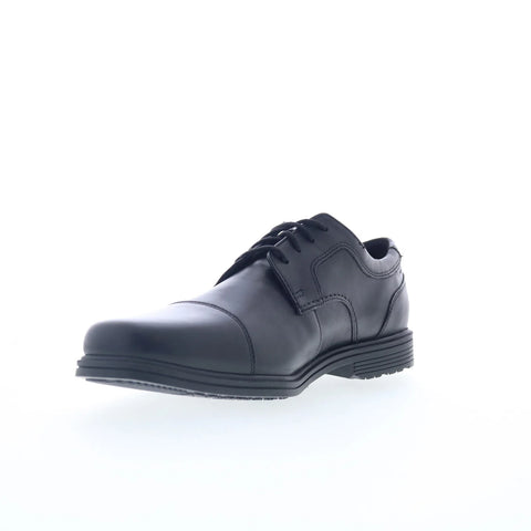 Rockport Taylor Cap Toe CI0822 Mens Black Extra Wide Oxfords Cap Toe Shoes