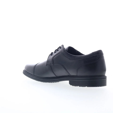 Rockport Taylor Cap Toe CI0822 Mens Black Extra Wide Oxfords Cap Toe Shoes