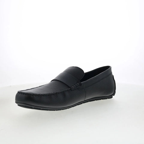 Rockport Tayo RMTAYO Mens Black Wide Loafers & Slip Ons Moccasin Shoes