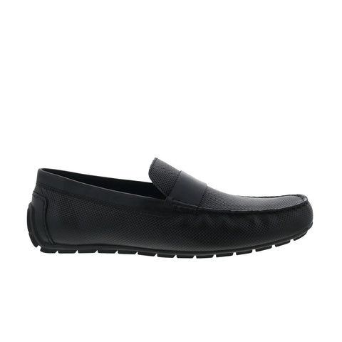 Rockport Tayo RMTAYO Mens Black Wide Loafers & Slip Ons Moccasin Shoes
