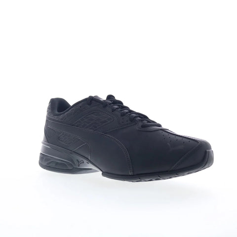 Puma Tazon 6 Fracture FM 18987501 Mens Black Leather Athletic Running Shoes