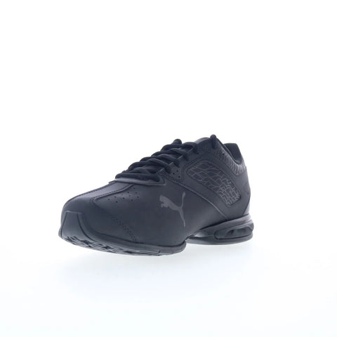 Puma Tazon 6 Fracture FM 18987501 Mens Black Leather Athletic Running Shoes