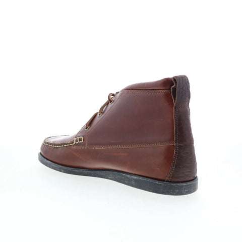 T.B. Phelps TBP10 Mens Brown Leather Lace Up Chukkas Boots