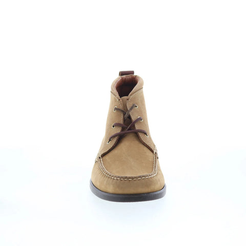 T.B. Phelps TBP12 Mens Beige Leather Lace Up Chukkas Boots