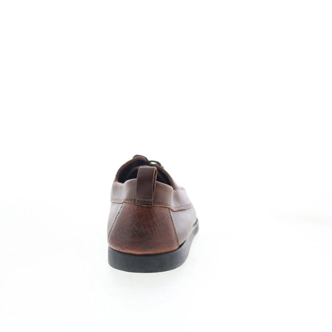 T.B. Phelps TBP16 Mens Brown Leather Slip On Loafers & Slip Ons Boat Shoes 