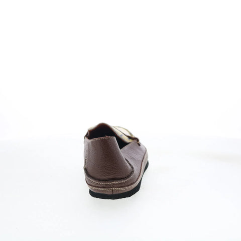 T.B. Phelps TBP22 Mens Brown Nubuck Slip On Loafers & Slip Ons Penny Shoes 
