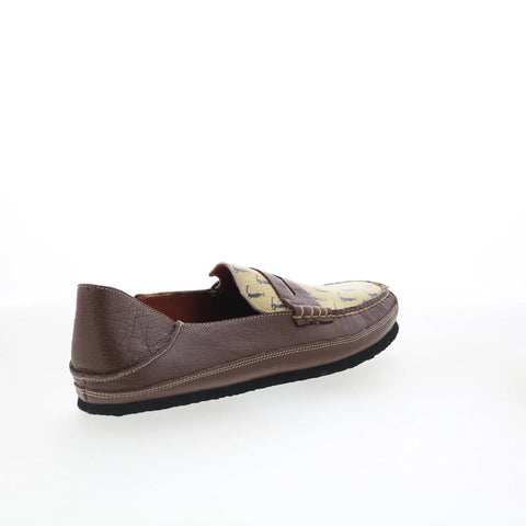 T.B. Phelps TBP22 Mens Brown Nubuck Slip On Loafers & Slip Ons Penny S ...