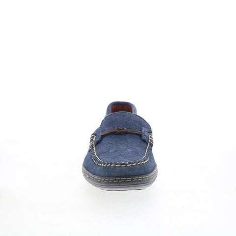 T.B. Phelps TBP27 Mens Blue Suede Slip On Loafers & Slip Ons Casual Shoes 