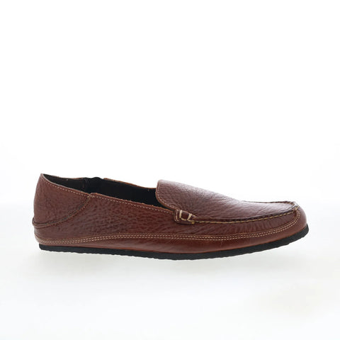 T.B. Phelps TBP31 Mens Brown Leather Slip On Loafers & Slip Ons Casual Shoes 