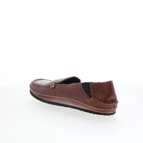 T.B. Phelps TBP31 Mens Brown Leather Slip On Loafers & Slip Ons Casual ...