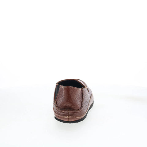 T.B. Phelps TBP31 Mens Brown Leather Slip On Loafers & Slip Ons Casual Shoes 