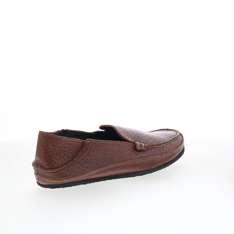 T.B. Phelps TBP31 Mens Brown Leather Slip On Loafers & Slip Ons Casual Shoes 
