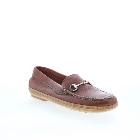 T.B. Phelps TBP39 Mens Brown Leather Slip On Loafers & Slip Ons Casual Shoes 