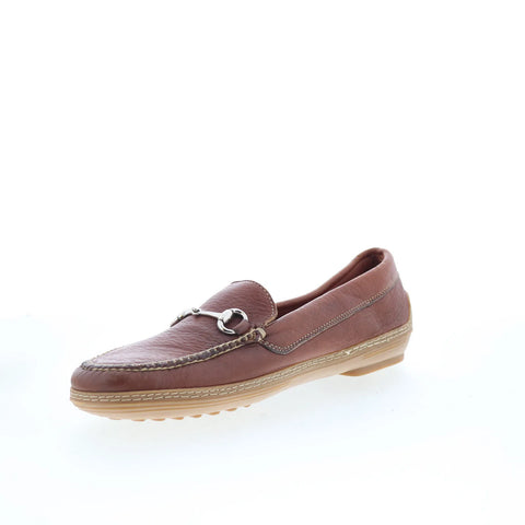 T.B. Phelps TBP39 Mens Brown Leather Slip On Loafers & Slip Ons Casual Shoes 