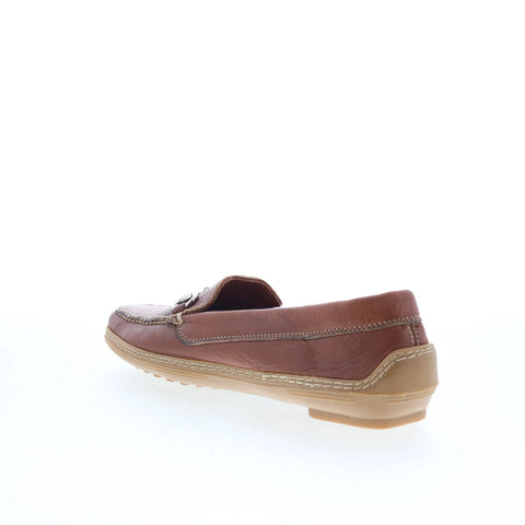 T.B. Phelps TBP39 Mens Brown Leather Slip On Loafers & Slip Ons Casual Shoes 