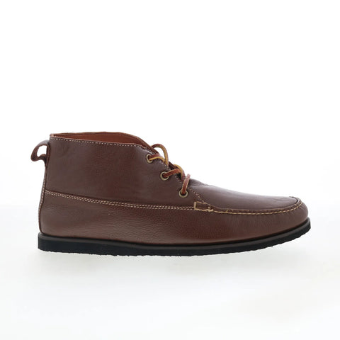 T.B. Phelps TBP40 Mens Brown Leather Lace Up Chukkas Boots