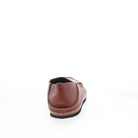 T.B. Phelps TBP41 Mens Brown Leather Slip On Loafers & Slip Ons Casual Shoes 