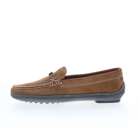 T.B. Phelps TBP45 Mens Brown Suede Slip On Loafers & Slip Ons Casual Shoes 